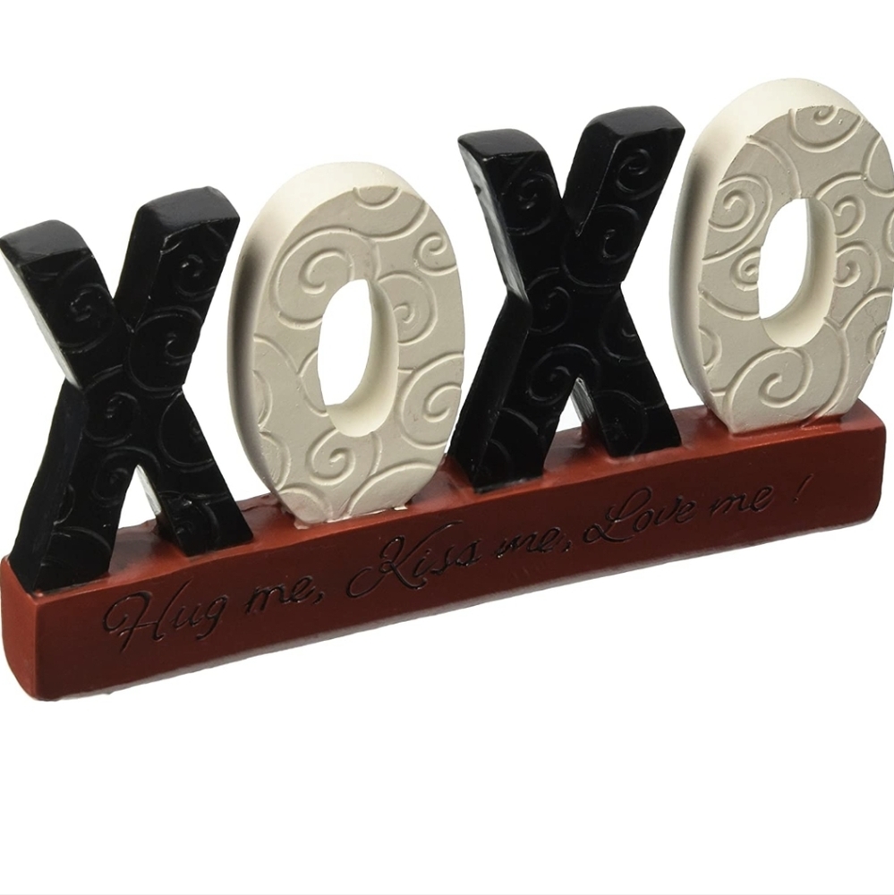 Blossom Bucket XOXO Decor Block Sign